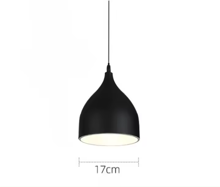Lámpara Colgante LED Nórdica Para Restaurante Baño Mesa De Comedor Cocina Tienda De Ropa Barbería Iluminación De Macarón Moderna - 1