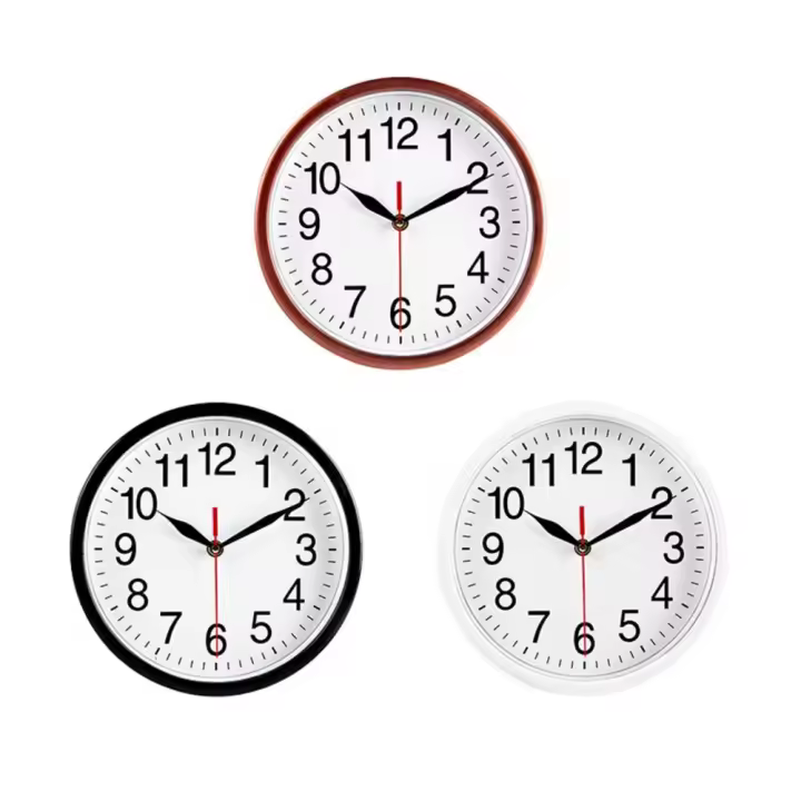 Reloj de pared silencioso para hogar,  reloj de cuarzo duradero y elegante para decoración del hogar, cafetería y comedor - 1