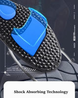 1 Par De Plantillas De Zapatilla Antideslizante Absorbente De Choque Transpirable Absorbe Sudor Alivia La Fatiga De Las Piernas Aumenta La Altura Plantillas De EVA Para Hombres - details 8