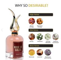 Perfume árabe Rose de Soleil para mujer de 100 ml - details 1