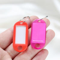 50pcs Etiquetas De Plástico Coloridas Para Hotel Tarjetas De Clasificación Por Número Llaveros Con Anillo De Separación Etiquetas De Identificación Para Maletas Y Bolsos - details 3