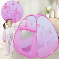 Carpa Para Niños Plegable Y Portátil Casa De Juguete Grande Para Princesa Y Príncipe Castillo Exterior Juguete Para Niños Regalo - details 0