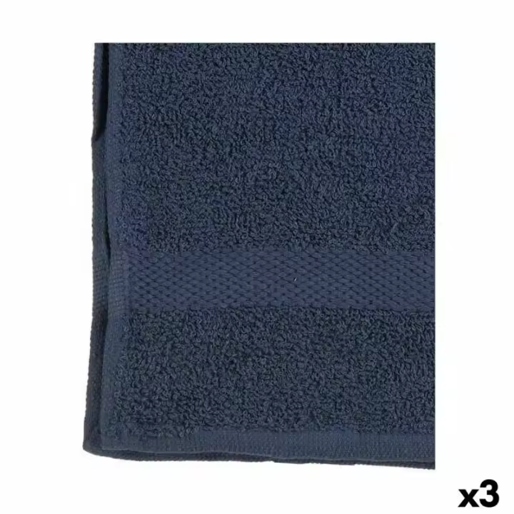 Toalla de baño Azul 90 x 0,5 x 150 cm (3 Unidades) - 1