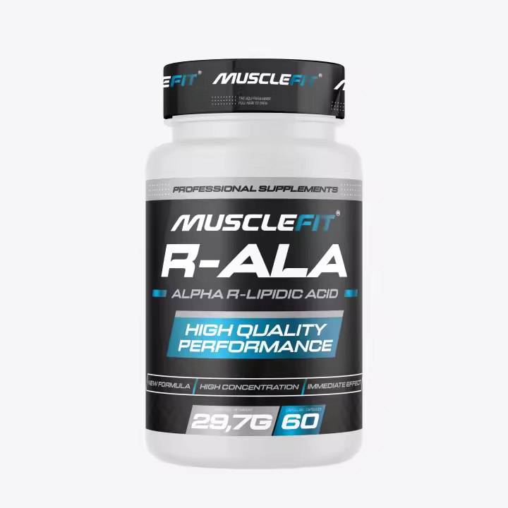 R-ALA Ácido ALFA - R Lipoico - MuscleFit│60 cápsulas│Antioxidante - MUSCLECULT - 1