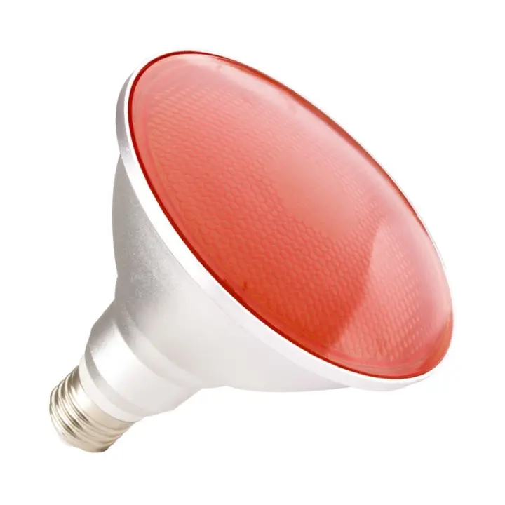 Ledkia Bombilla LED E27 15W 1350 lm PAR38 Luz Roja IP65       Rojo - 1