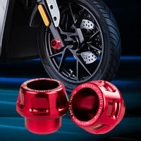 Protector De Caída Para Manillar De Motocicleta Universal 2 Piezas Aluminio CNC Accesorio Fuerte Fácil De Instalar Para Protección Del Marco De Las Horquillas - details 0