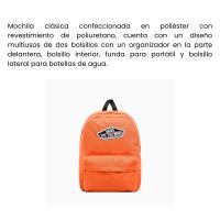 Mochila Vans Old Skool Classic para Hombre en Naranja / Sabas Shop - details 0