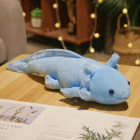 Muñeco De Peluche De Salamandra De 45cm Simulación De Dinosaurio Ambystoma Muñeco De Peluche Kawaii Axolotl Regalo Para Niños - details 2