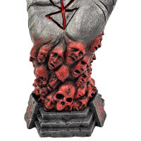 Figura Decorativa De Resina Mad God Grim Reaper Mano Derecha De Diablo Calavera Runa Decoración De Miedo Accesorios De Manualidades - details 6