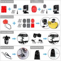 Kit De Accesorios Para Cámara De Acción Compatible Con Gopro Hero 12 11 10 9 8 7 6 5 4 Max Mount Session YI 4K SJCAM EKEN Osmo AKASO APEMAN - details 8