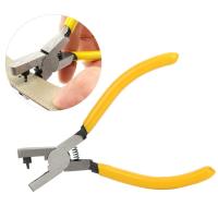 Perforadora de cuero, Perforadora de cinturón, alicates para perforar Relojes, OJAL Amarillo, reparaciones de reparación Manual para cinturón de cuero - details 2
