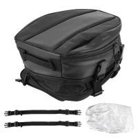 Bolsa De Sillín Para Motocicleta Impermeable De Alta Capacidad Con Cubierta De Lluvia Bolsa De Equipaje Para Casco De Tela Oxford VBESTLIFE - details 5