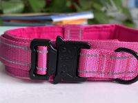 Collar Táctico Reflectante Ajustable Para Perros De Nylon Con Manija Y Desbloqueo Rápido Collar Militar Para Entrenamiento - details 10