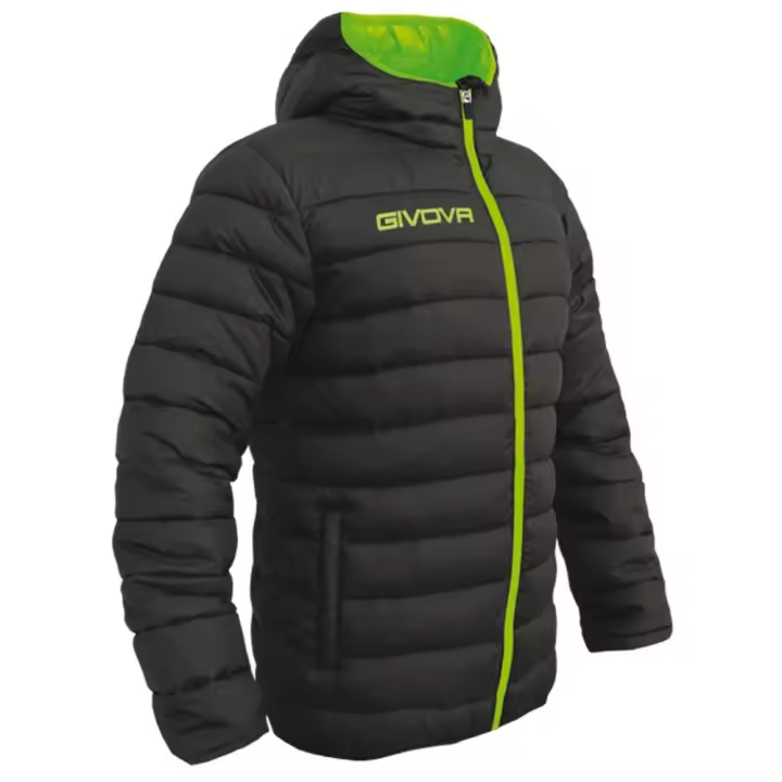 Ropa hombre Chaquetas Givova Chaqueta Olanda Verde,Negro - 1