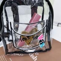 Mochila Grande De Transparencia En Gel Para Moda Bolsa De Compras Estilo Juego Material Principal No Tejido Línea De Color - details 4