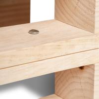 Sofa PALETS Madera para Jardin sin Barniz, Sillón Palet sin Cojines. Palets Europeos con Respaldo y Asiento, Sofás para Patio, Palet Chill out - details 1