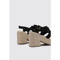 Limma SQUILLACE Alpargatas Con Tacón Mujer Negro - details 2
