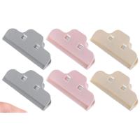 6 piezas para las bolsas de comida pinzas de plástico para las bolsas de plástico para la cocina para las bolsas de comida snack - details 5