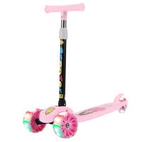 Scooter de tres ruedas con pedal único para niños plegables, con destello de rueda y pateras plegables, adecuado para niños de 1 a 6 años - details 1