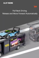 Modelo De Camión De Contenedores 1:64 De Aleación Miniatura Juguete Diecast Vehículo Metálico Con Retroceso Regalo Para Niños - details 5
