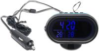 Reloj despertador de temperatura con termómetro electrónico LCD multición para coche - details 4