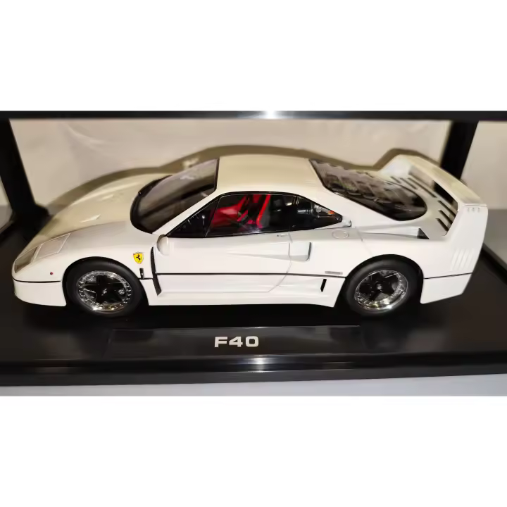 FERRARI F40 1987 SULTÁN DE BRUNÉI BLANCO 1:18 KK-SCALE - 1