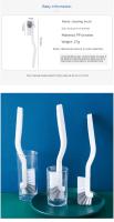 2pcs Cepillo De Limpieza Multifuncional Japonés Para Máquina De Leche De Soja Y Exprimidor De Cocina Material Plástico - details 1