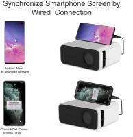 Proyector Bluetooth Full HD nativo, compatible con 24 lúmenes ANSI, corrección trapezoidal y zoom, adecuado para cine en casa PPT - details 4