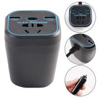 Inversor De Potencia Para Coche 12V/24V a 110V/220V Convertidor Con Cargo Rápido Tipo-C Multi-function Enchufe 3.1A - details 12