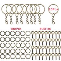 Kit De Accesorios Para Joyería 110pcs Abrazaderas De Saltar Para Llaveros Resina Epoxy DIY Anillos De Ojo Clips De Joyería Unisex - details 6