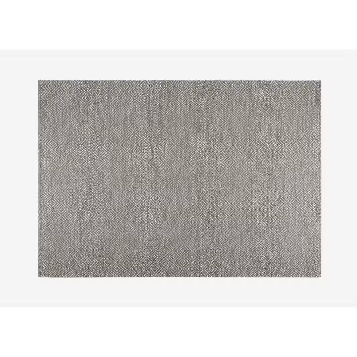 ALFOMBRA ZIGZAG ROMBOS GREY MEDIDA 60X90 CM Linea Paralela - 1