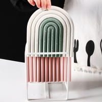 Silicona Tapetes De Mesa Aislante De Calor Anti-deslizante Para Taza De Té Leche Taza De Café Herramienta De Cocina Irregular Moderno Sin Químicos Dañinos - details 0