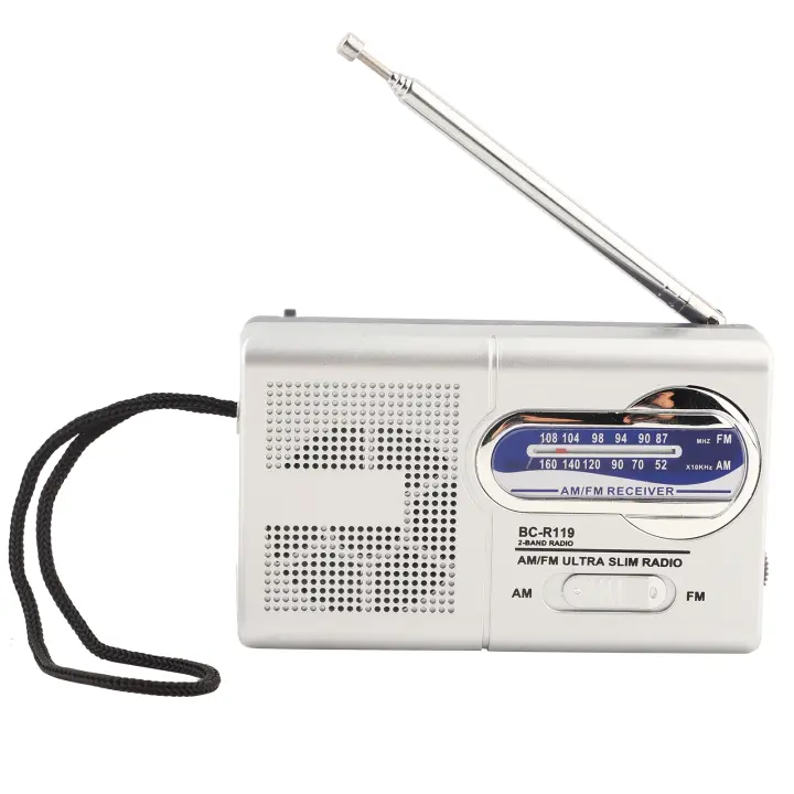 Mini Radio Multifuncional Con Antena Telescopio Receptor De Sonido VBESTLIFE AM FM Portátil Para Pocket BCR119 - 1