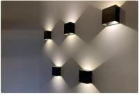 Lámpara De Pared LED 6W Energía Eficaz Iluminación Interior Luz De Aluminio Disponible En Negro Y Blanco Iluminación Contemporánea Para Cocina Dormitorio Estudio Baño - details 13