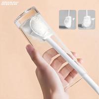 Cepillo De Silicona Para Botella De Leche Y Vaso Limpieza De Cristal Con Mango Largo Herramienta De Limpieza De Cocina 1/3pcs - details 0