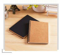 Cuaderno Blanco A5 A6 Con Espiral Dibujo Graffiti Diario De Viaje 50 Hojas Suministros Escolares Estaciónery Coreano Kawaii - details 0
