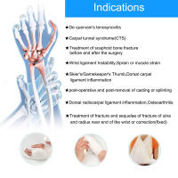 1PCS Soporte De Muñeca Para Tunnel Carpal Con 2 Correas Y Splint Metálico Estabilizador Alivia La Tenosinovitis Y Artritis - details 8