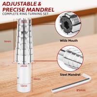 Yasumai Herramienta De Formado De Anillos De Acero Inoxidable Expansible Con Llave Hexagonal Para La Creación De Anillos Y Trabajos De Joyería - details 4