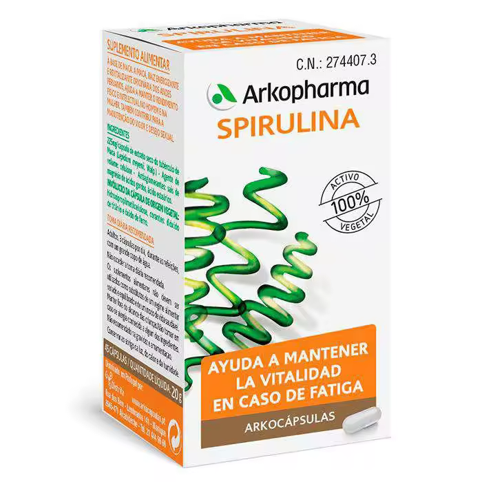 Arkocápsulas Spirulina 48 Cápsulas - 1