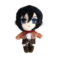 Muñeco De Peluche Anime Juego Ataque a TITAN Suave Y Bonito Cojín Almohada Mikasa Ackerman Juguetes De Peluche Regalo De Navidad Para Niños - details 1