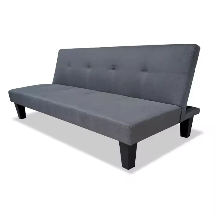 BATZAR Sofá Cama Love, 3 plazas, 170cm, tapizado Gris, fácil Apertura, Sistema Clic clac, Invitados, Respaldo ergonómico. - 1