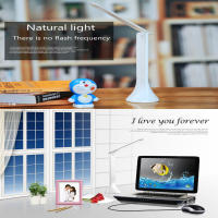 Lámpara De Mesa Portátil LED USB Recargable Plegable Para Lectura Sala De Estar Oficina Computadora Estudio Luz Táctil Para Dormitorio Lado Del Cama - details 6