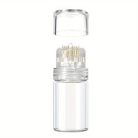 1pc Roller De Microneedles De Titanio Con 20 Agujas Para Boosting De Colágeno Uso Doméstico Color Beige Suave Sin Batería Requerida - details 0