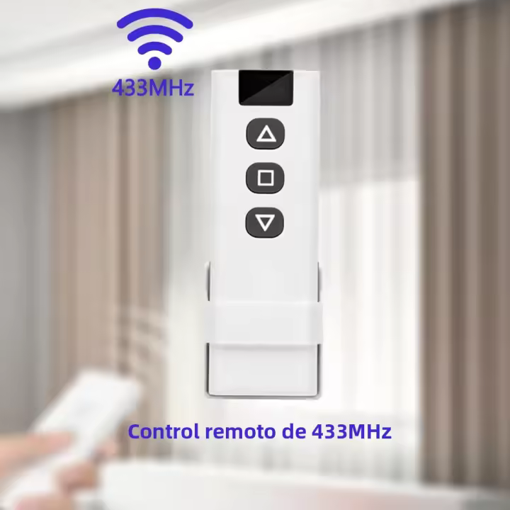 Interruptor Inteligente Para Cortina WiFi Tuya Controlador Eléctrico De Rollos Tejido Para Puertas Con Función De Control Remoto APP Smart Life Compatible Con Google Home Alexa - 1