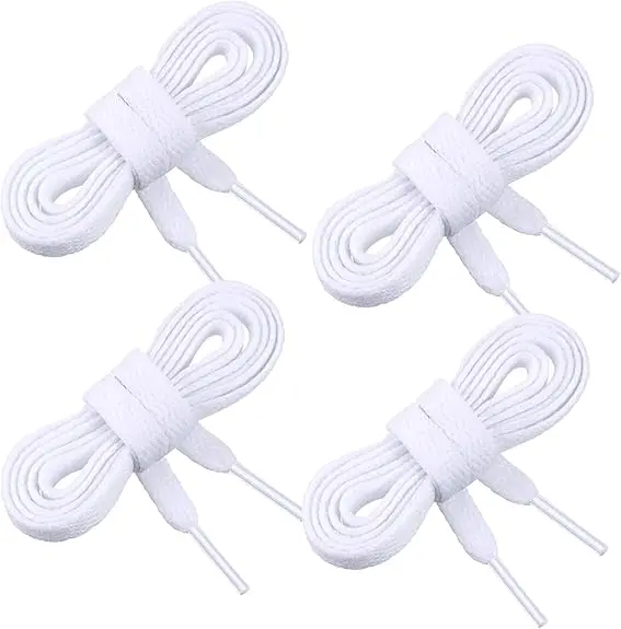 pares de cordones planos de entrenamiento, cordones de repuesto para zapatillas deportivas, zapatos casuales para adultos o niños - 1