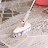 Cepillo De Limpieza Para Baño Con Mango Largo Cepillo De Piso Para Esquinas Difíciles Cepillo De Dureza Para Lavado De Paredes Y Inodoro Hogar - details 1
