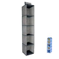 Iklob® Store: Organizador Armario Colgante (Gris 5 Niveles 30X15X70 CM), Organizador Zapatos, Organizador Ropa y Organizador de Bolsos - details 0