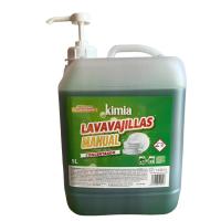 LAVAVAJILLAS MANUAL CONCENTRADO KIMIA CON BOMBA REUTILIZABLE 5L - details 1