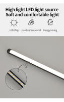 Lámpara De Pared Moderna LED Negra En Forma De I Iluminación Interior Para Dormitorio Sala De Estar Pasillo Decoración De Hogar Incluye Bombillas - details 5