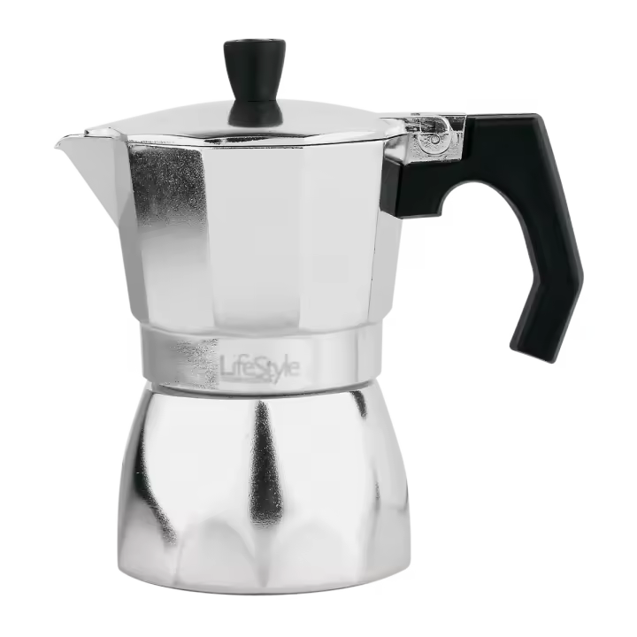Lifestyle-Cafetera Italiana Aluminio con Tapa Transparente - 1